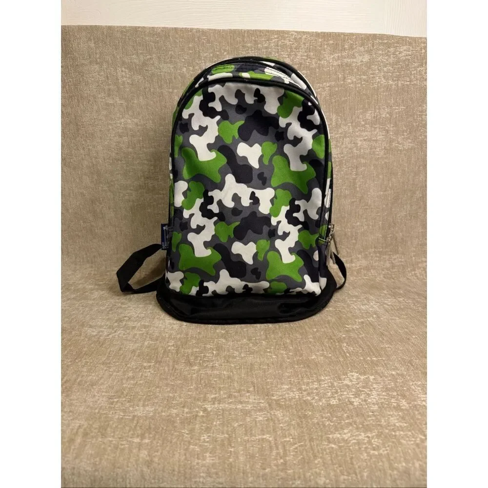 Wildkin Kids' Camouflage Two Compartment Lined Backpack Multicolor